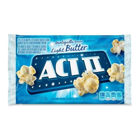 Marjack ACT II Microwave Popcorn, Light Butter, 2.75 Oz, 36/Carton CNG23243